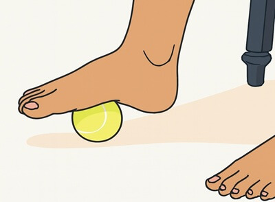 Ball Rolling Stretches For Heel Pain Ball Rolling Stretches For Heel Pain