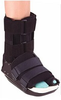 You may be given a special boot or shoe after bunion surgery to protect the foot