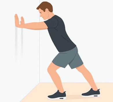 Calf Stretch: Improve ankle mobility with the stretching exercise for peroneal tendonitis