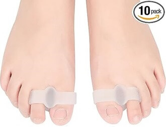 Toe Gel-Lined Compression Socks & Big Toe Protector - Toe Separator Spacer  Stretcher