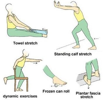 stretching for feet pain