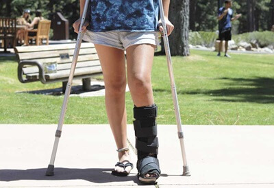 Fifth Metatarsal Fracture Treatment: you will usually need to wear a walking boot and use crutches to reduce the weight going through the fractured foot