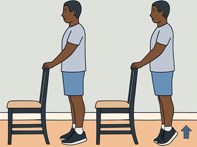 Heel Raise Strengthening Exercise: Reduce pain and increase strength and stability with these heel pain treatment exercises Heel Raise Strengthening Exercise: Reduce pain and increase strength and stability with these heel pain treatment exercises