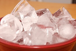 Regularly applying ice can help to reduce pain and inflammation with heel bursitis Regularly applying ice can help to reduce pain and inflammation with heel bursitis