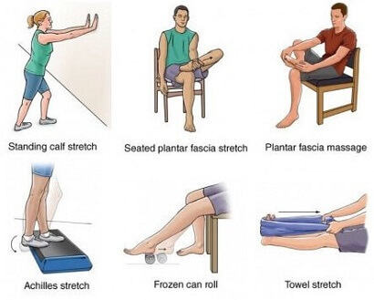 stretching for feet pain