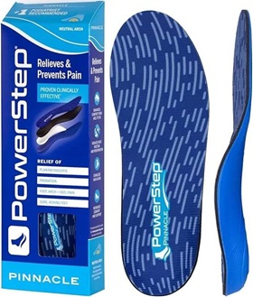 Powerstep Foot Orthotics for Plantar Fasciitis, Tendonitis, Bursitis, Flat Feet & other foot problems