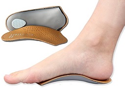 Heel cups are another good foot pain treatment tool. They correct foot position and help support the foot arches