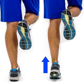 Single calf raises are great calf exercises. Approved use www.hep2go.com single calf raise 280 opt sept 22