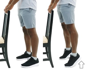 Calf Workout: Standing Heel Raises Calf Workout: Standing Heel Raises