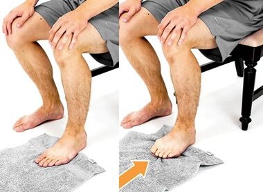 Toe Towel Curls: Claw Toe Exercises & Treatment for toe deformities
