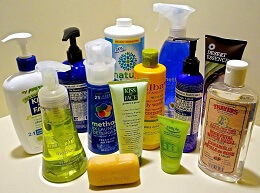 Many soaps and detergents can cause foot eczema due to containing irritants