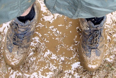 Trench Foot is a common problem at festivals nowadays due to prolonged wet conditions Trench Foot is a common problem at festivals nowadays due to prolonged wet conditions