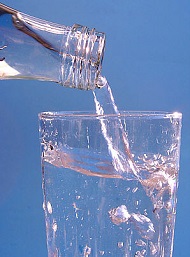 Drinking water helps reduce salt levels, a common cause of a swollen foot