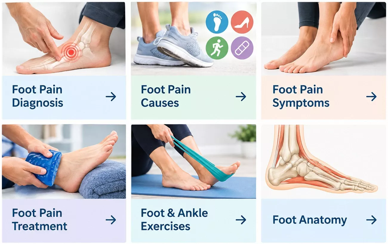Foot Pain Explored Interactive Navigation Map