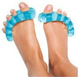 The Yoga Toe is a great way to stretch the foot muscles without having to exercise.